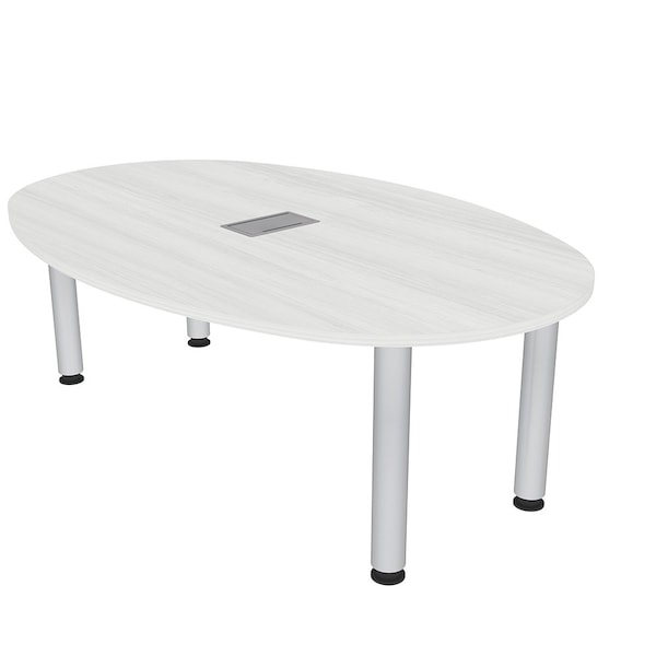 45.25 in W, 71.5 in L, 29 in H, Engineered Wood Top, White